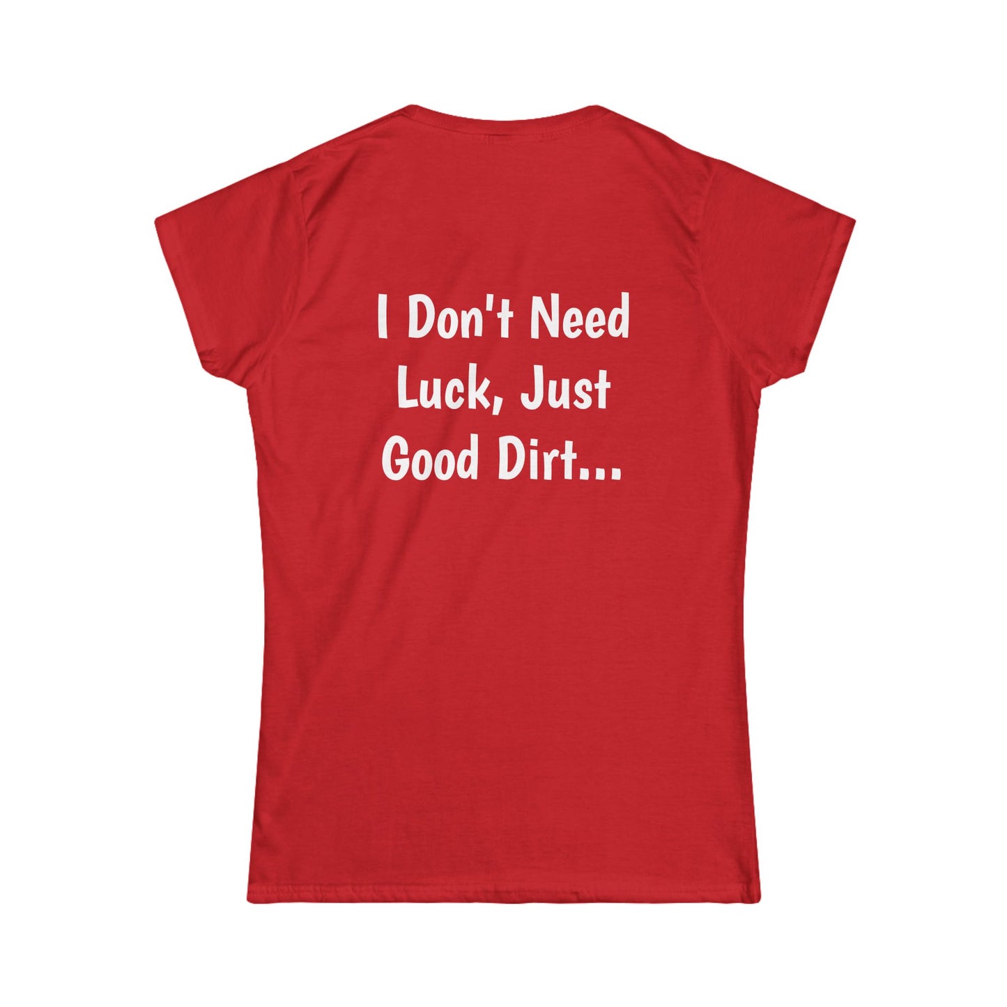 "Stupid Barrel" Women's White Soft style Tee — Classic Everyday Crewneck T-Shirt