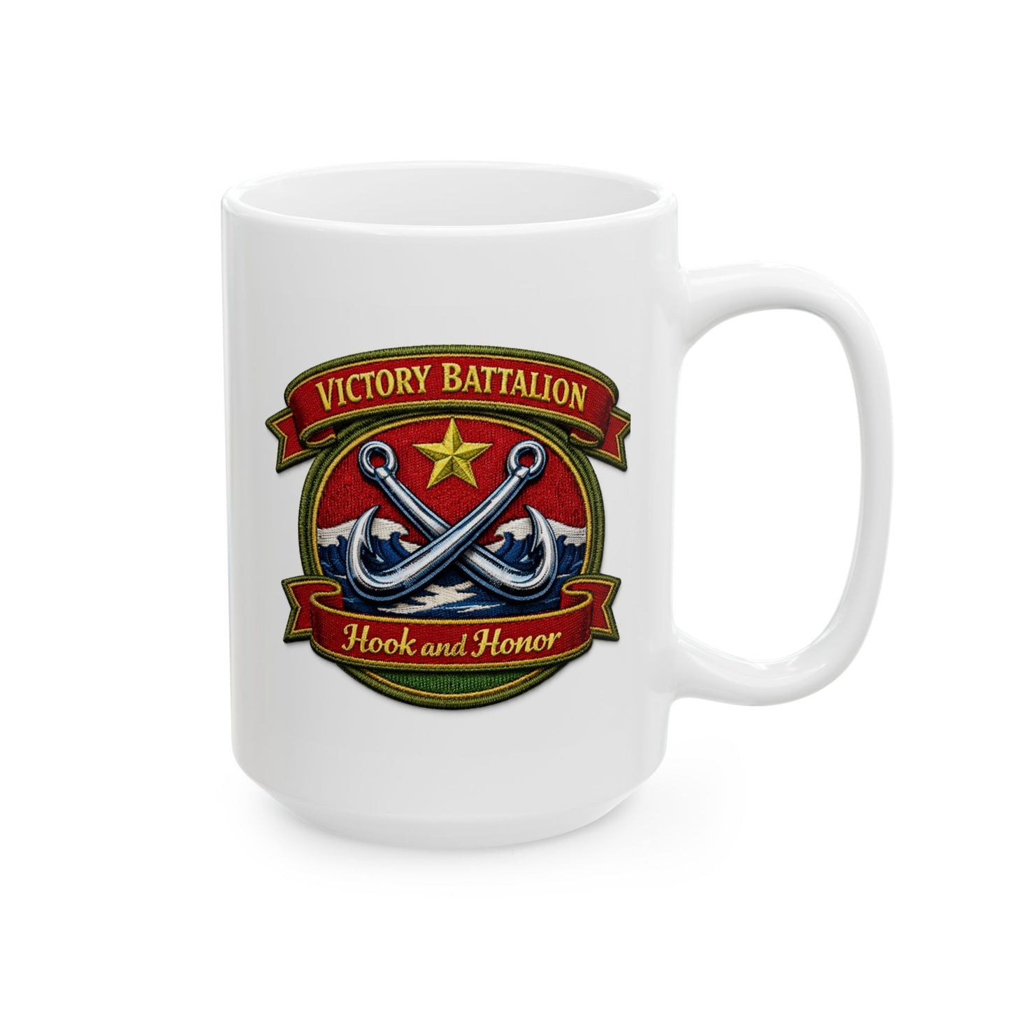 Victory Rods Pin-up Nose Art (Barracuda Belle) / Ceramic Mug (11oz/15oz)