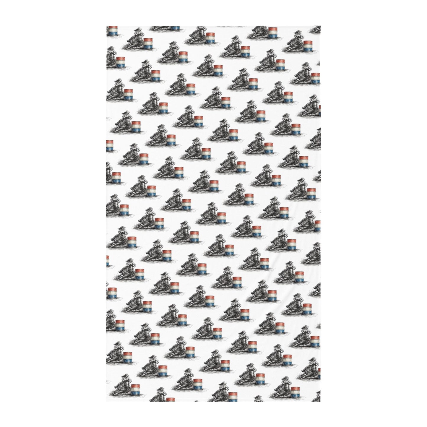 Barrel Racing Pattern Twin Sheet – Print Twin Flat Sheet