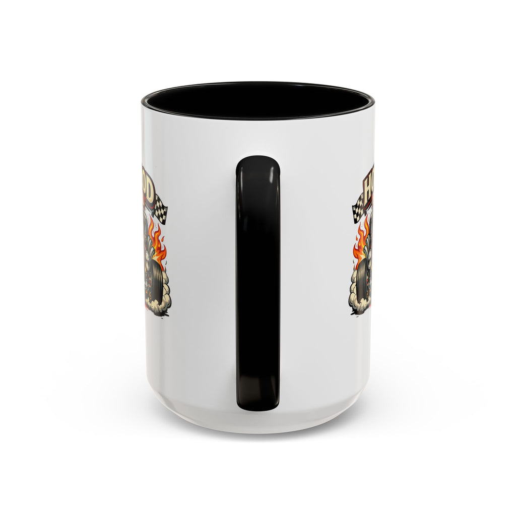 Hot Rod Fuel Coffee Mug — Vintage Muscle Car Racing Accent Mug
