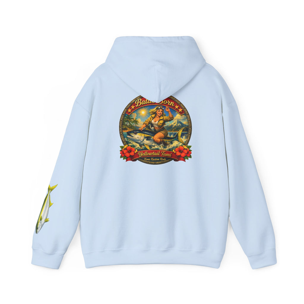Kona Kustom Rods "Yellowtail" Hoodie — Kona Kustom Rods Pullover