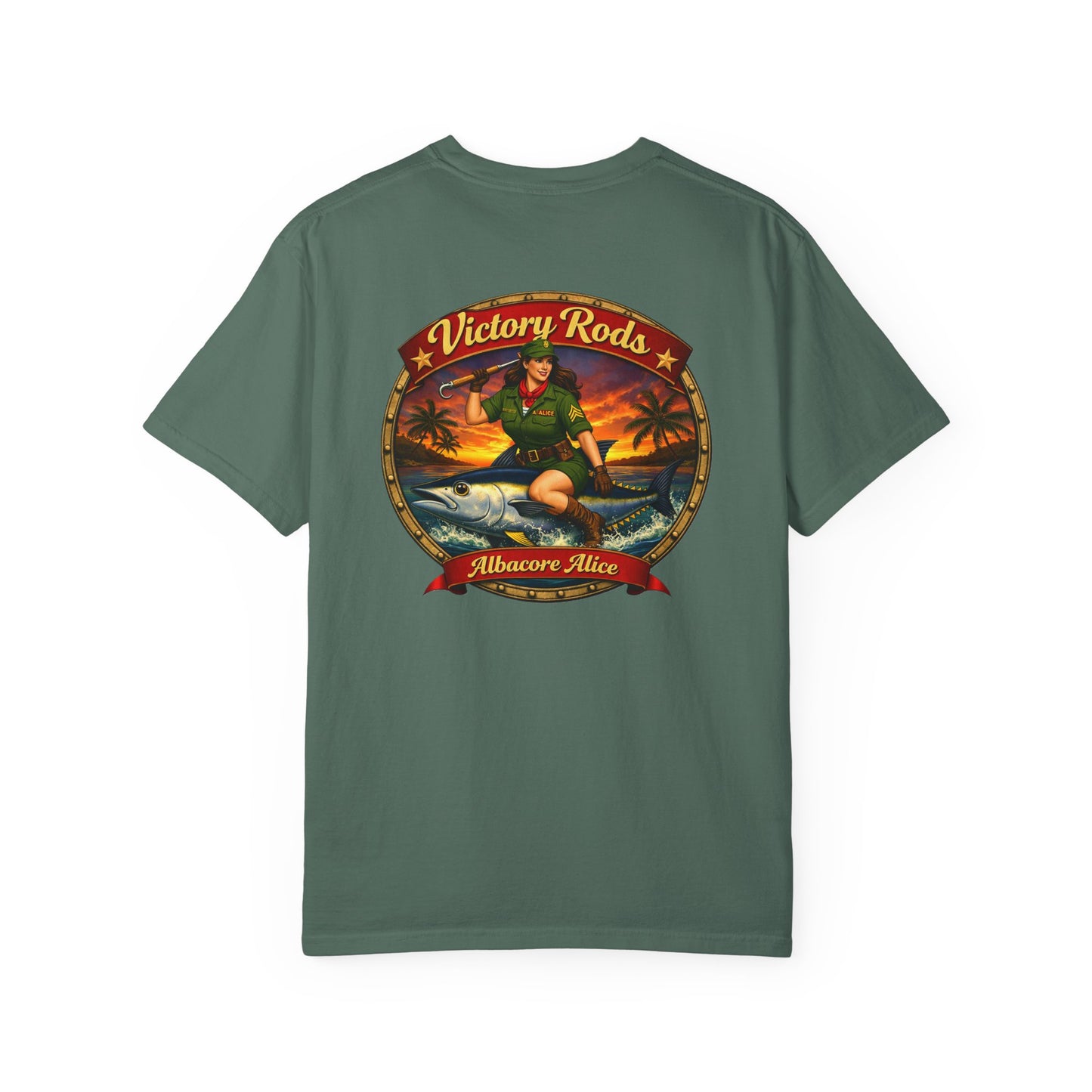 Victory Rods "Allencore Alice" Fishing Graphic T-Shirt