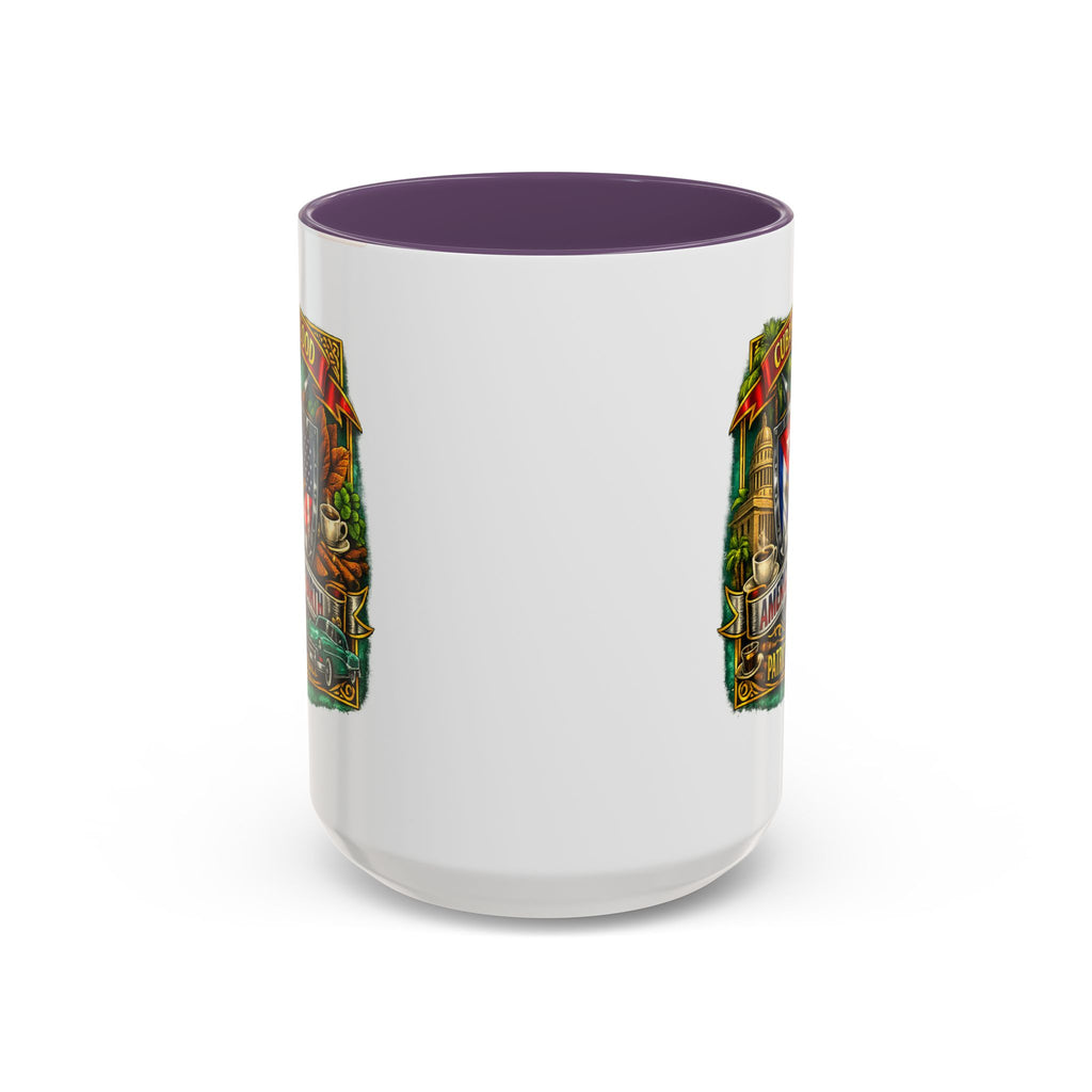 Cuban/American Pride - Cuban by Blood, American by Birth Accent Coffee Mug (11/15oz)