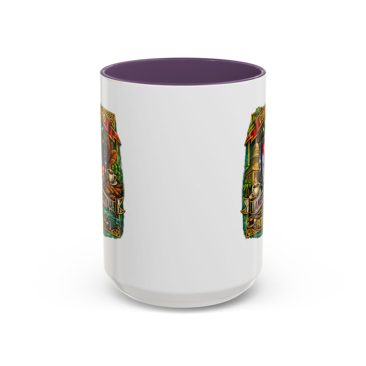 Cuban/American Pride - Cuban by Blood, American by Birth Accent Coffee Mug (11/15oz)