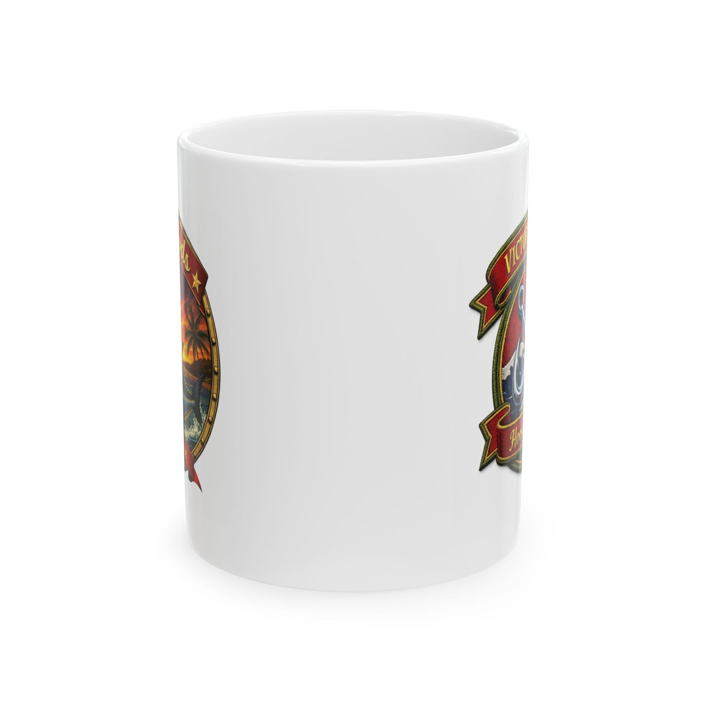 Victory Rods Pin-up Nose Art (Albacore Alice) / Ceramic Mug (11oz/15oz)