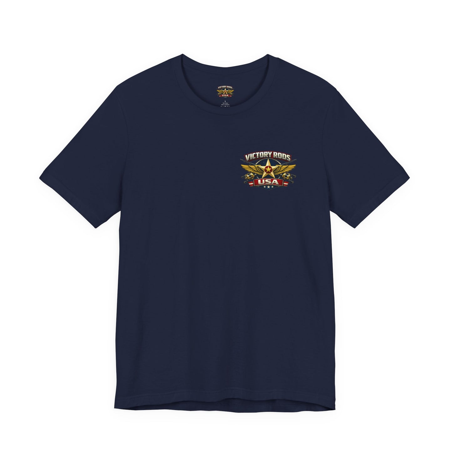 Barracuda Belle Vintage Pinup Tee — Victory Rods Motorcycle T‑Shirt