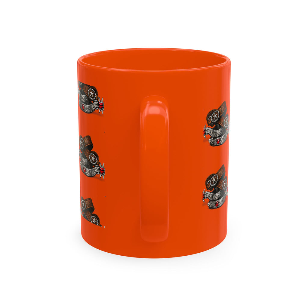 Cowgirl Spur Designed Ceramic Mug — Coffee Cup 11oz