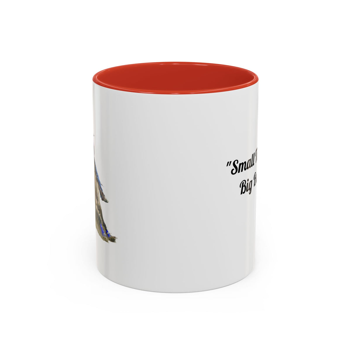 Barrel Racing Dreams Coffee Mug — "Small Town Girl, Big Buckle Dreams" Accent Mug