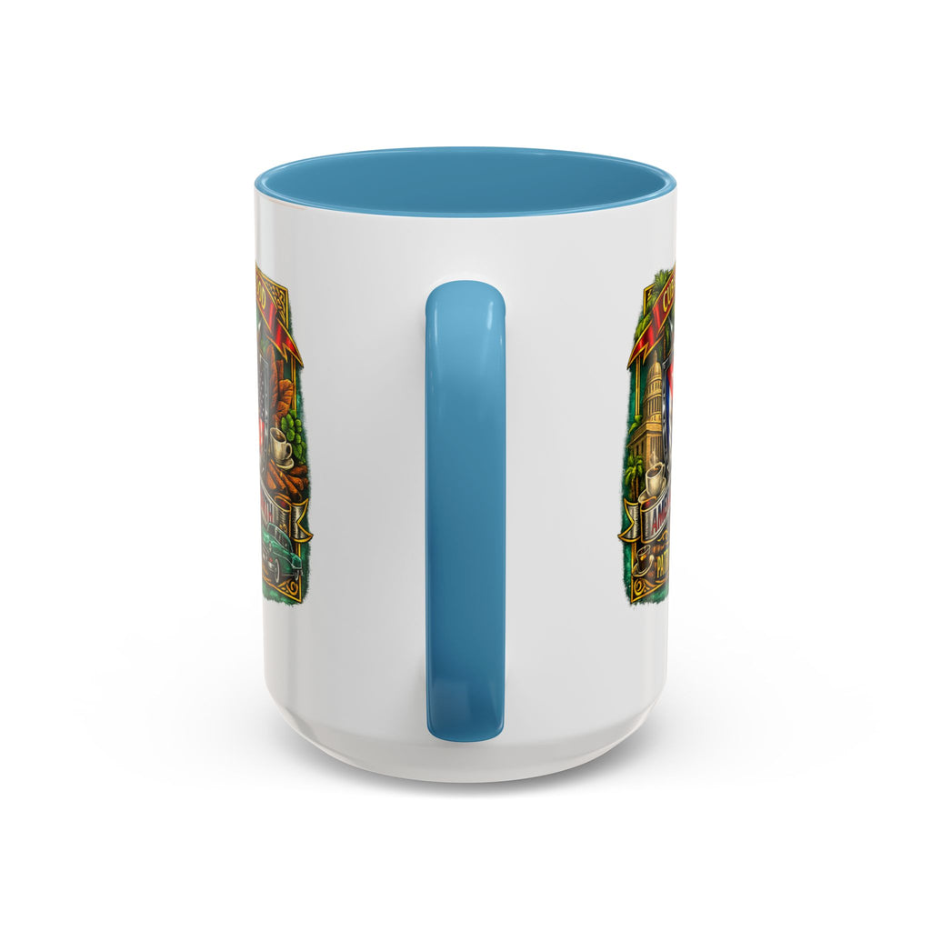 Cuban/American Pride - Cuban by Blood, American by Birth Accent Coffee Mug (11/15oz)