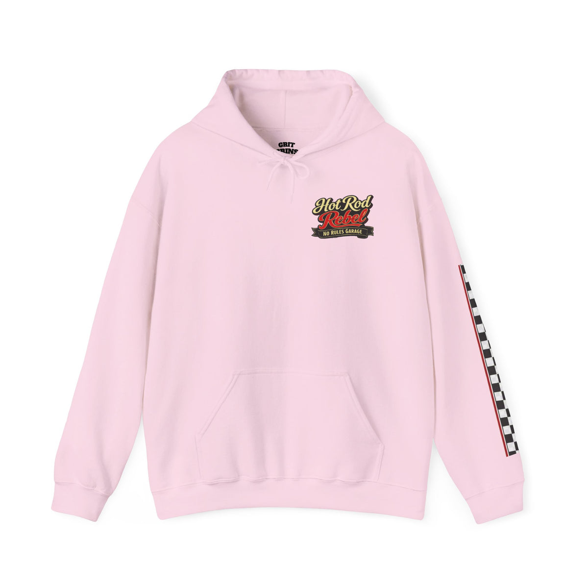 Hot Rod Hoodie — "Hot Rod Fuel" Vintage Car Racing Pullover