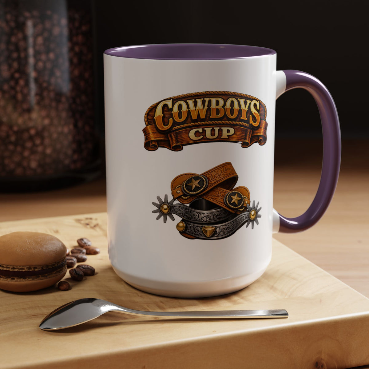 Cowboys Cup Coffee Mug — Western Spur & Leather Design (11/15oz)