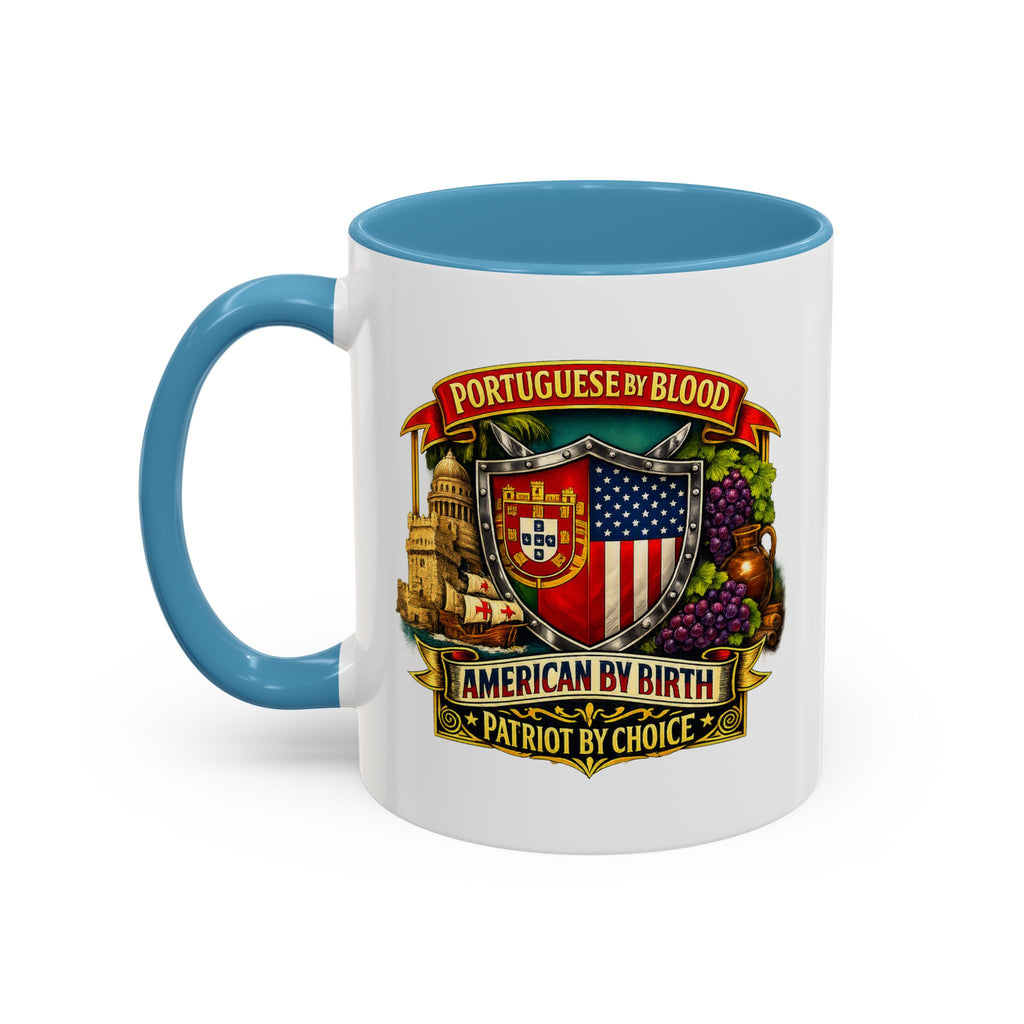 Portuguese/American Pride Mug - Coffee Ceramic Mug