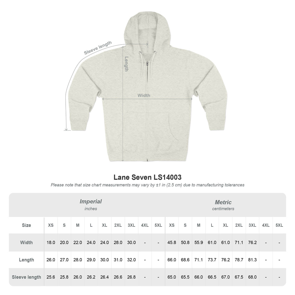 Vintage Hawaiian Bait Shop Zip Hoodie — Island Vibes with a WWll Pinup Graphic