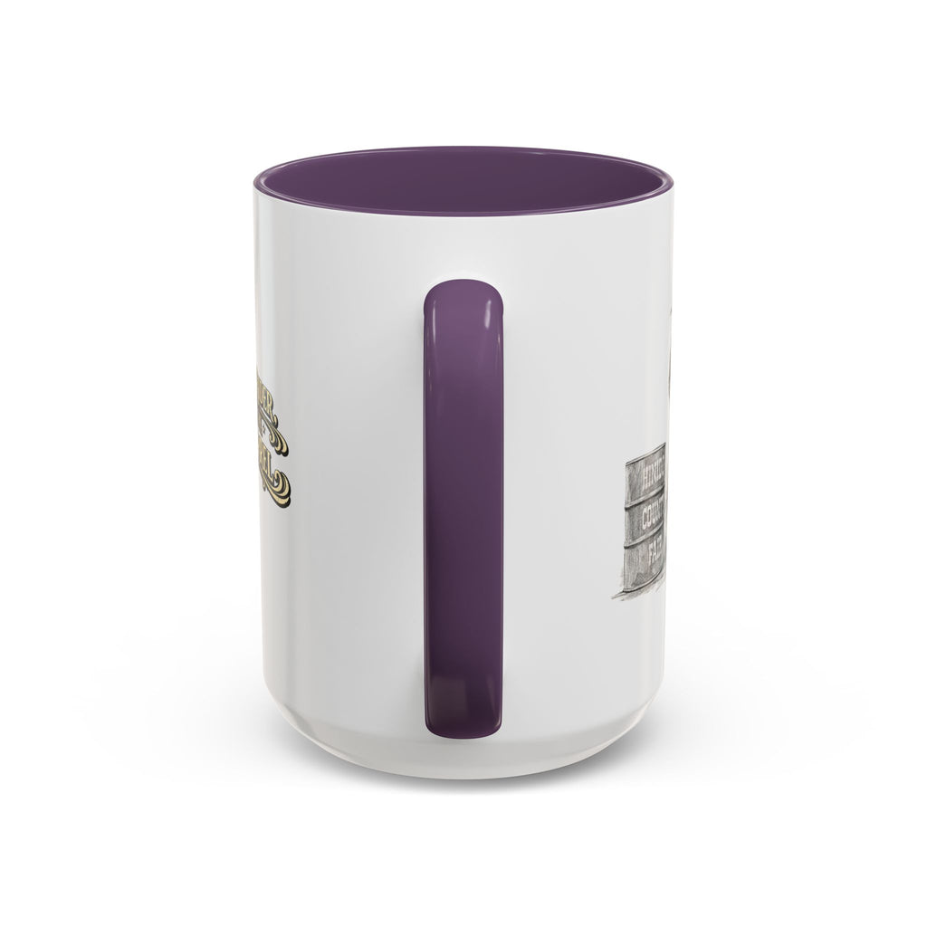 Barrel Racing Coffee Mug — "Horse and Rider Focused on the Next Barrel"