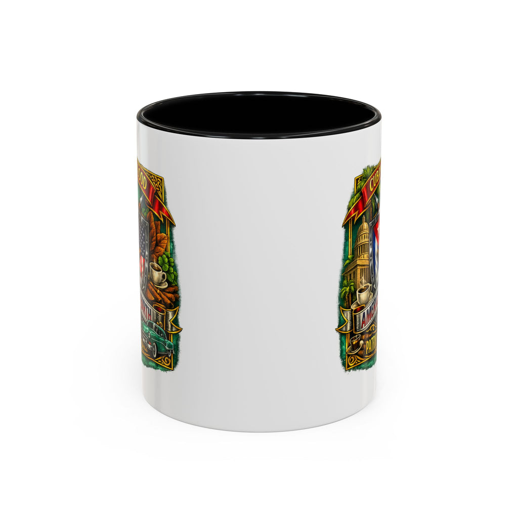 Cuban/American Pride - Cuban by Blood, American by Birth Accent Coffee Mug (11/15oz)