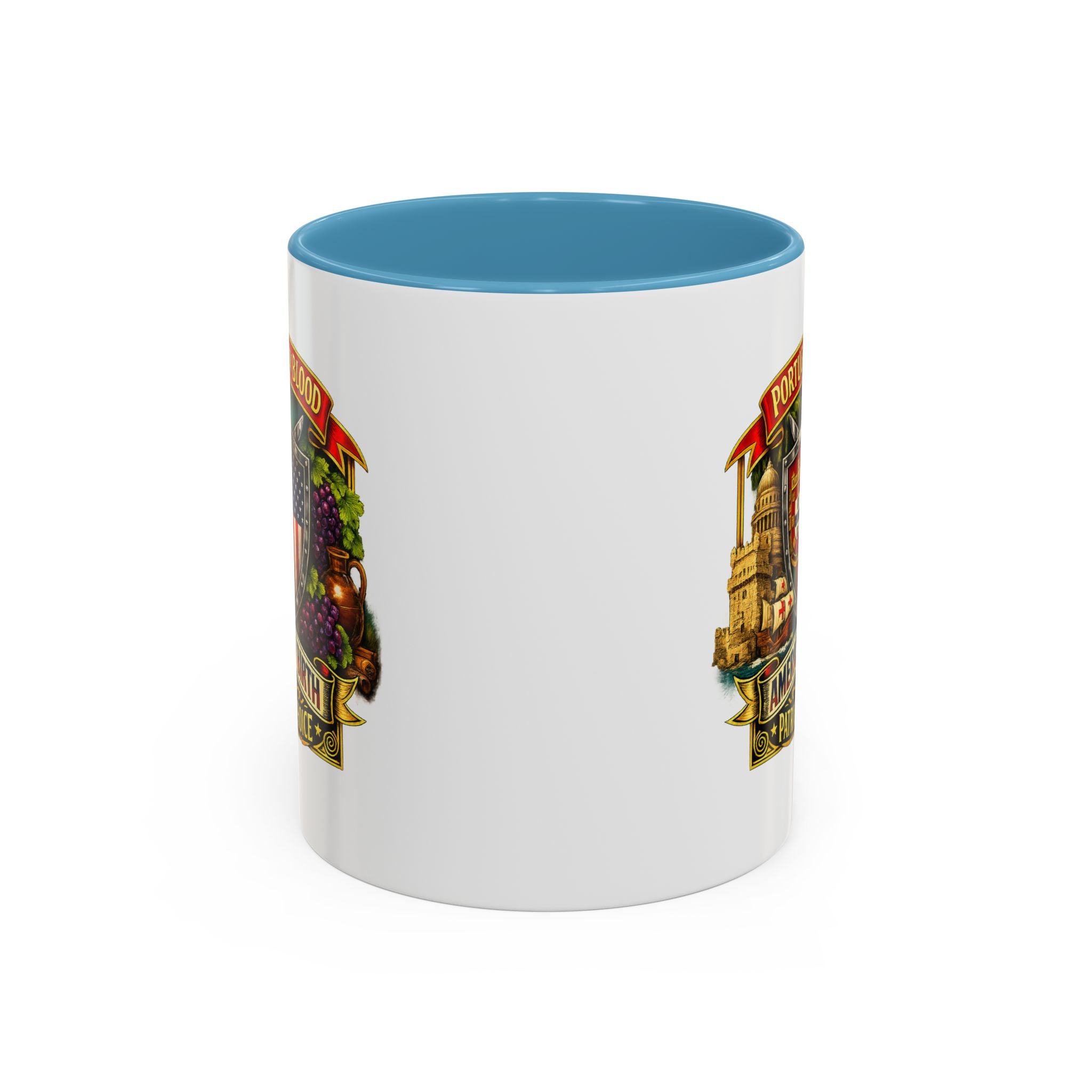 Portuguese/American Pride Mug - Coffee Ceramic Mug