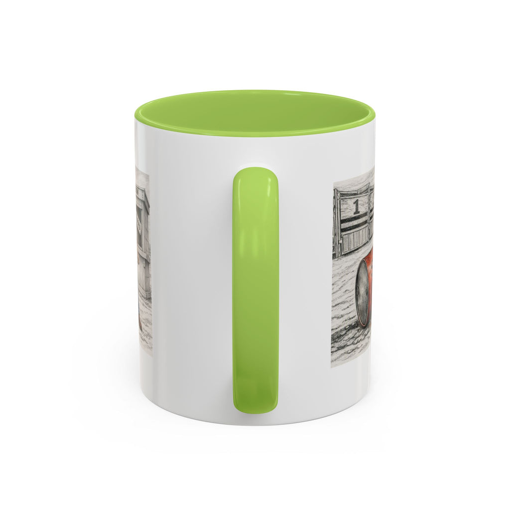 Out of the Money Barrel Racing Coffee Mug — Rodeo Cowgirl Accent Mug (11/15 oz)