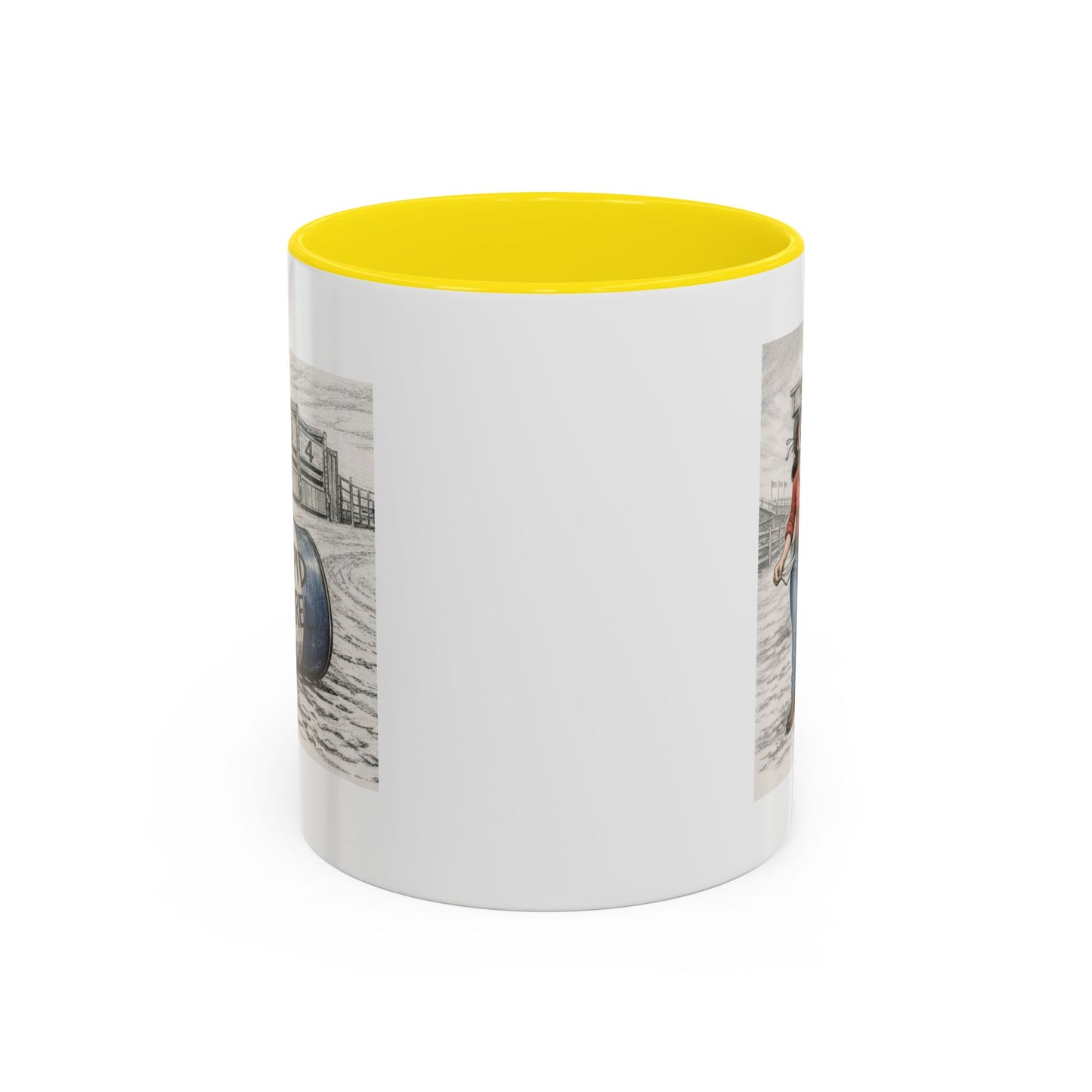 Out of the Money Barrel Racing Coffee Mug — Rodeo Cowgirl Accent Mug (11/15 oz)