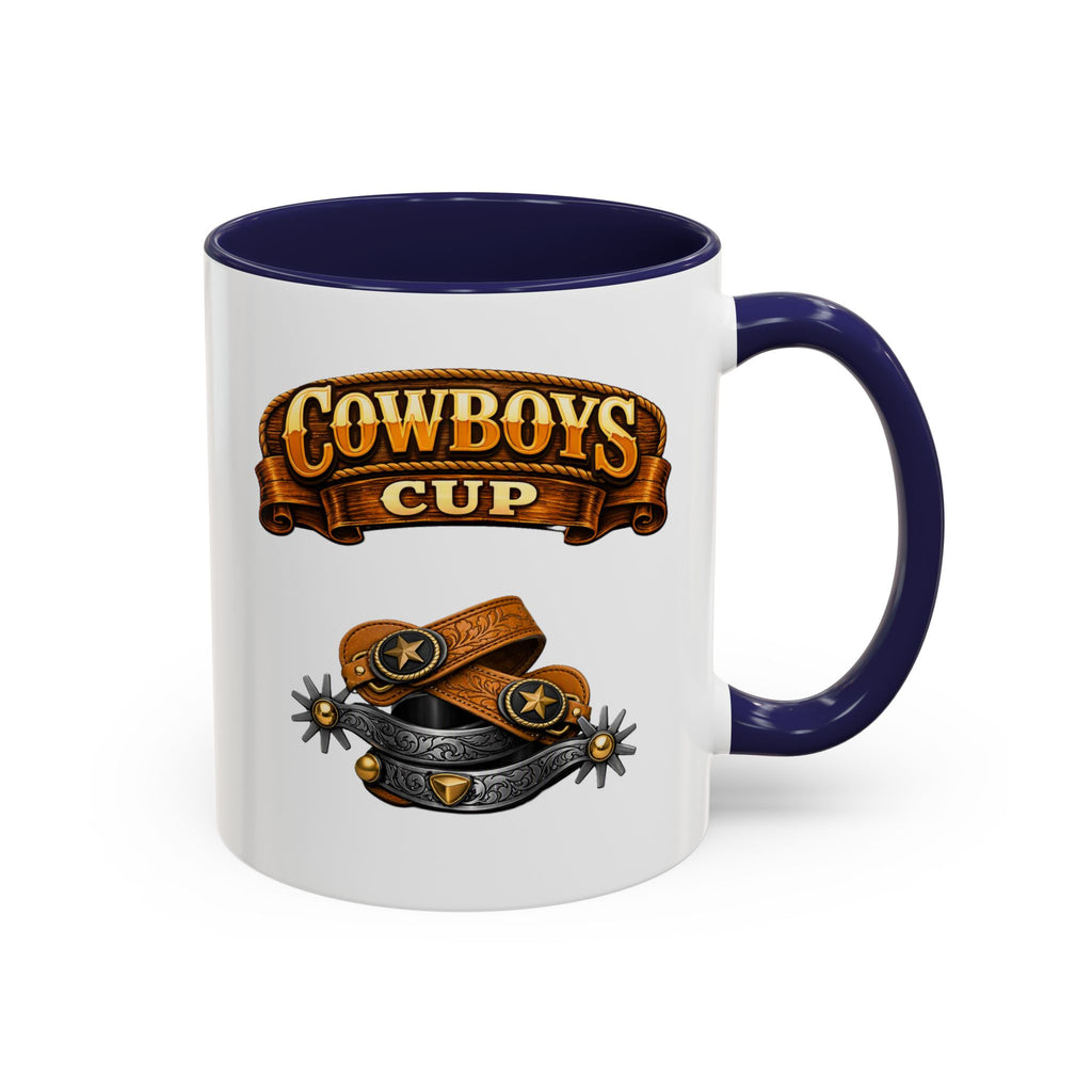 Cowboys Cup Coffee Mug — Western Spur & Leather Design (11/15oz)
