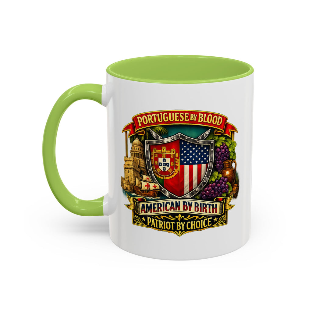 Portuguese/American Pride Mug - Coffee Ceramic Mug