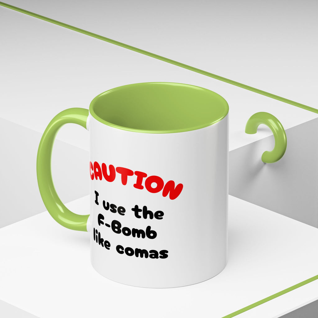 Funny "F" Bomb Accent Coffee Mug – 11oz/15oz Ceramic