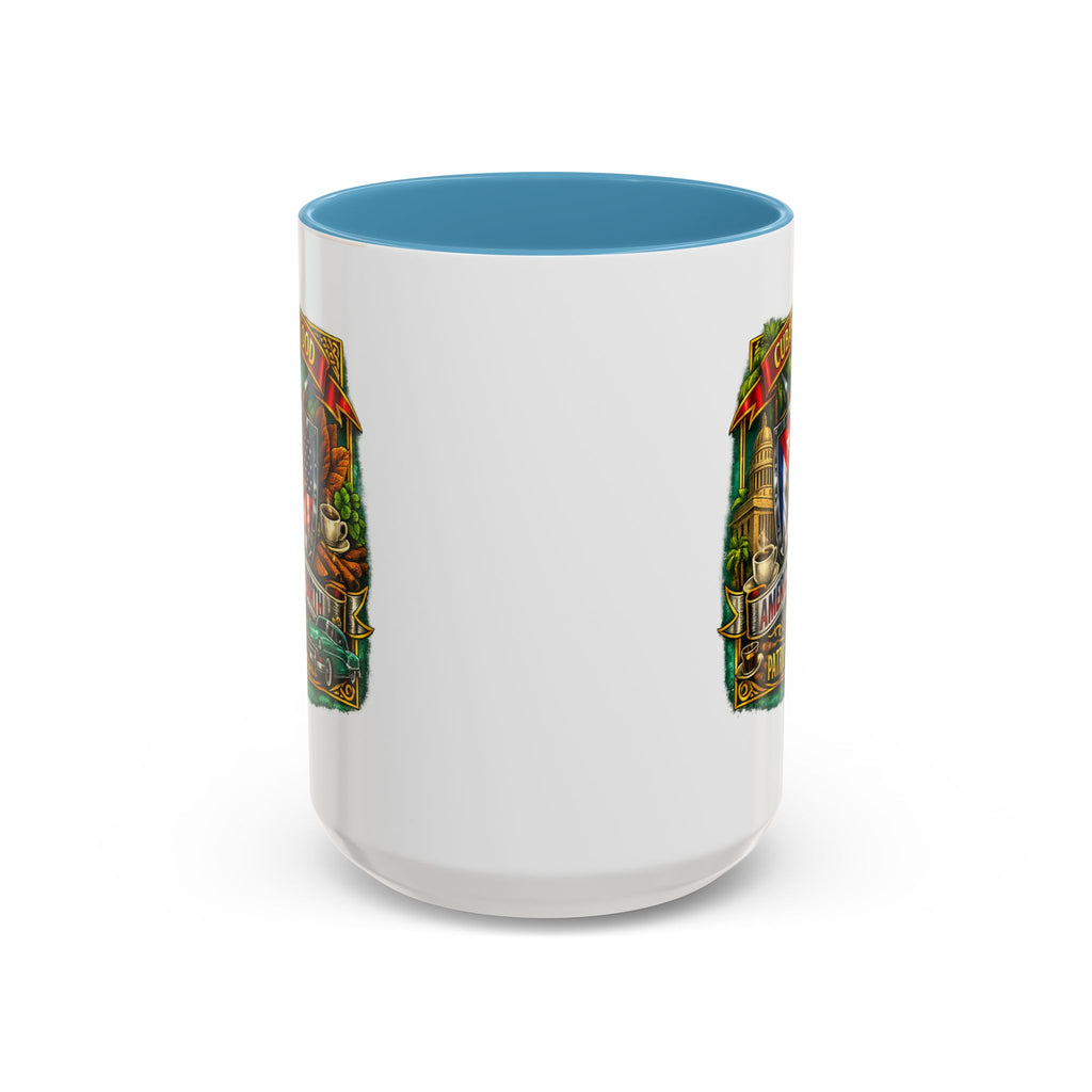 Cuban/American Pride - Cuban by Blood, American by Birth Accent Coffee Mug (11/15oz)