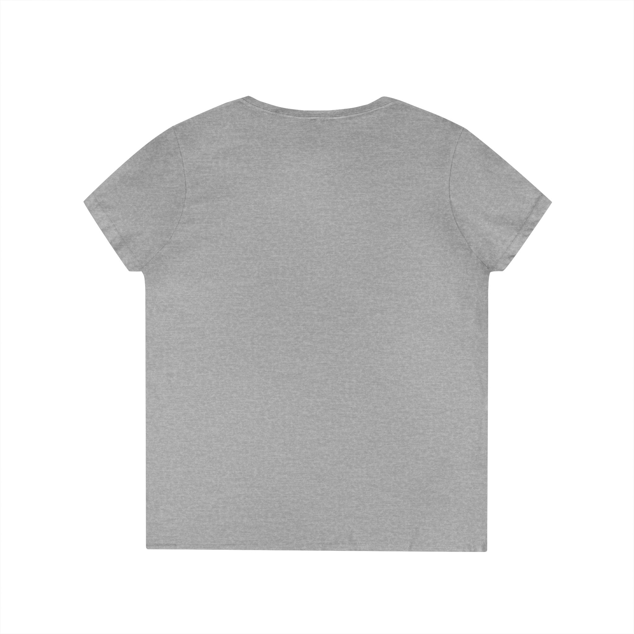 Floral Bull Skull V-Neck Tee