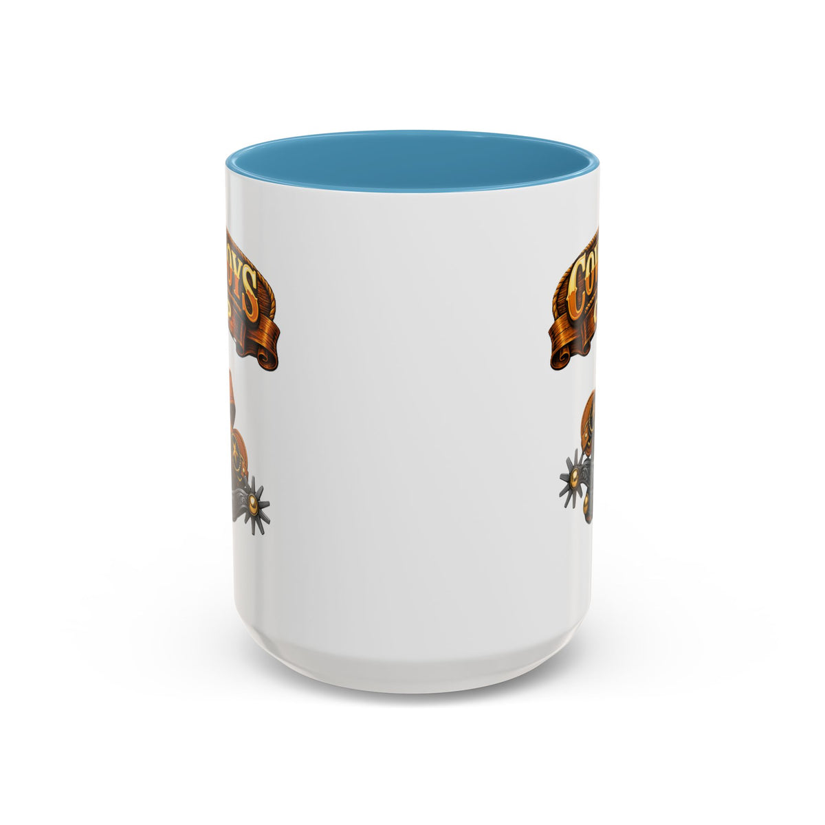 Cowboys Cup Coffee Mug — Western Spur & Leather Design (11/15oz)
