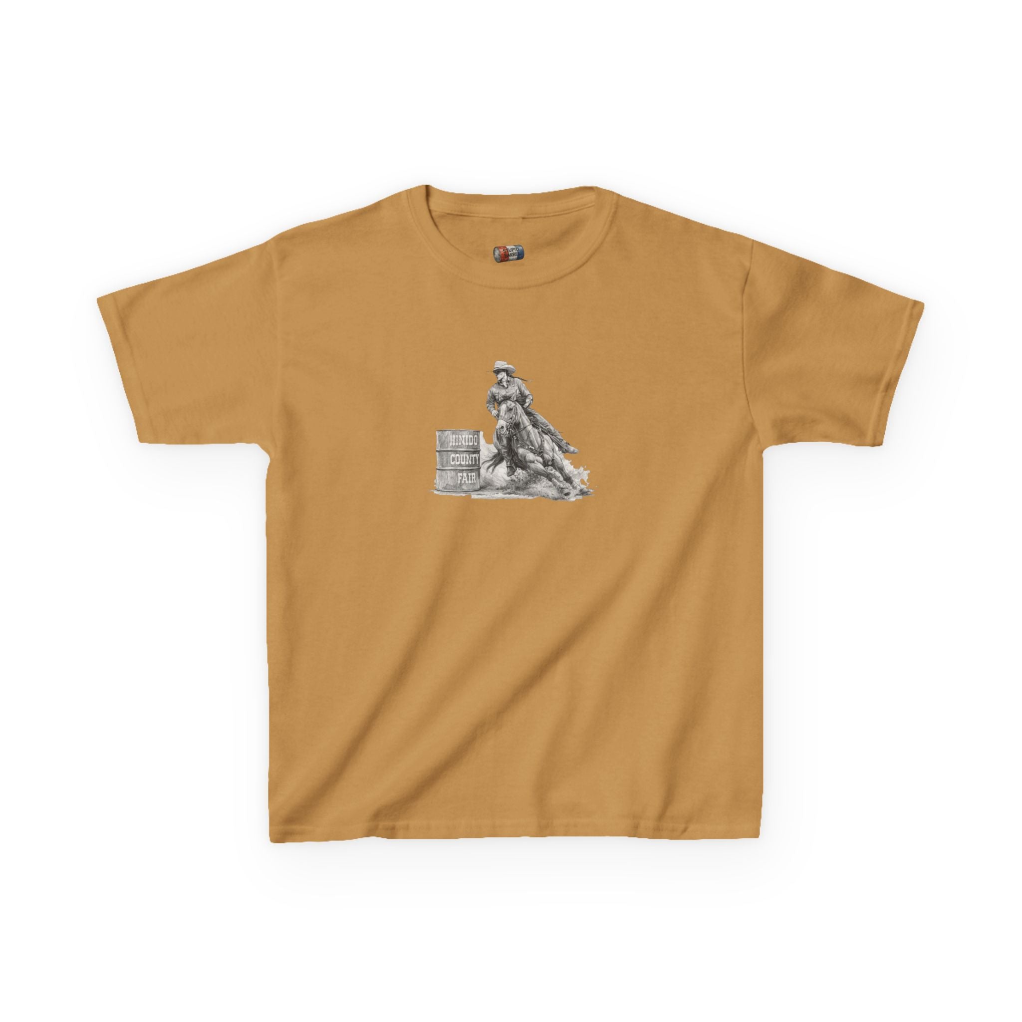Kids T-Shirt — 'Always Keep Your Eye On the Next Barrel' Cowgirl Graphic