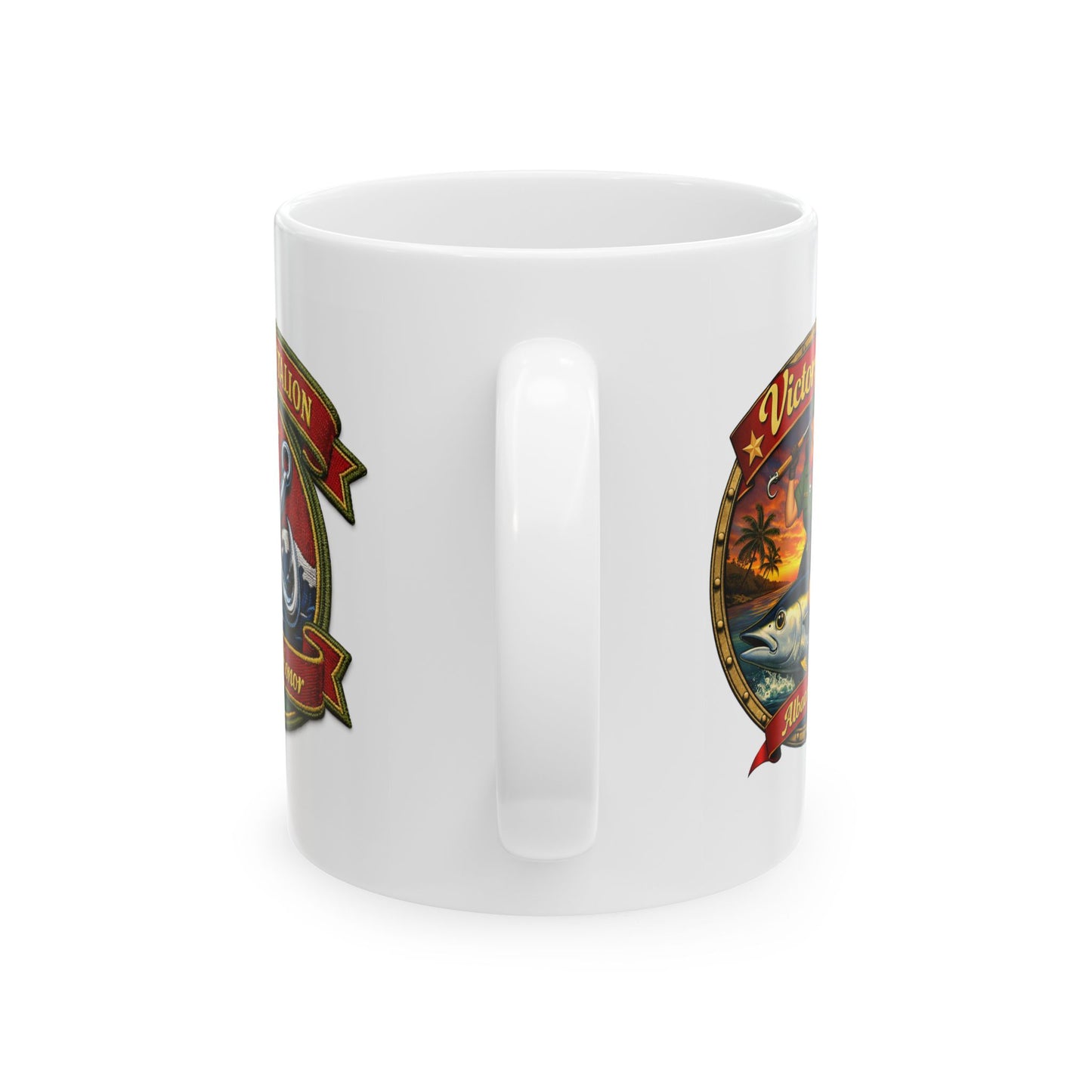Victory Rods Pin-up Nose Art (Albacore Alice) / Ceramic Mug (11oz/15oz)