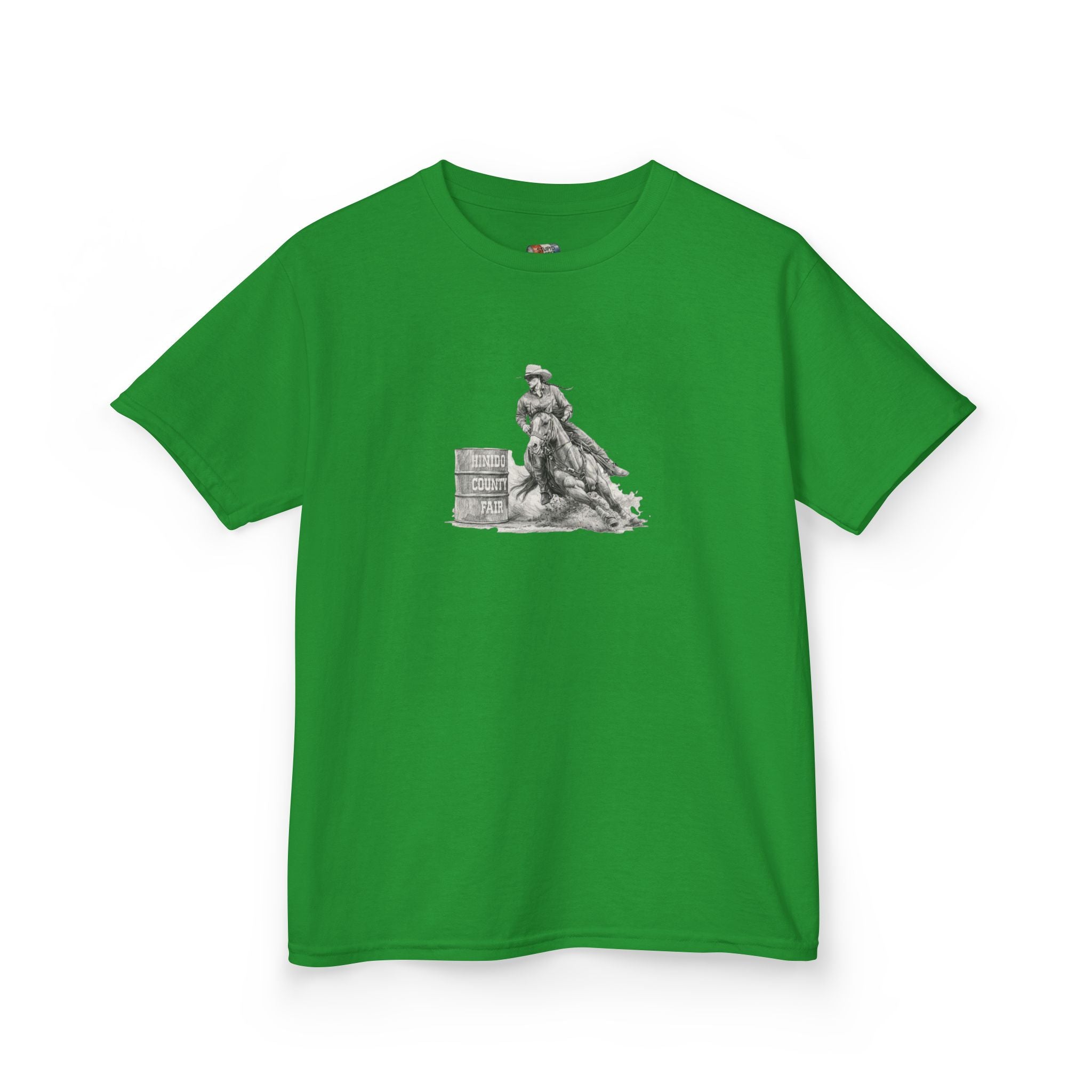 Kids T-Shirt — 'Always Keep Your Eye On the Next Barrel' Cowgirl Graphic
