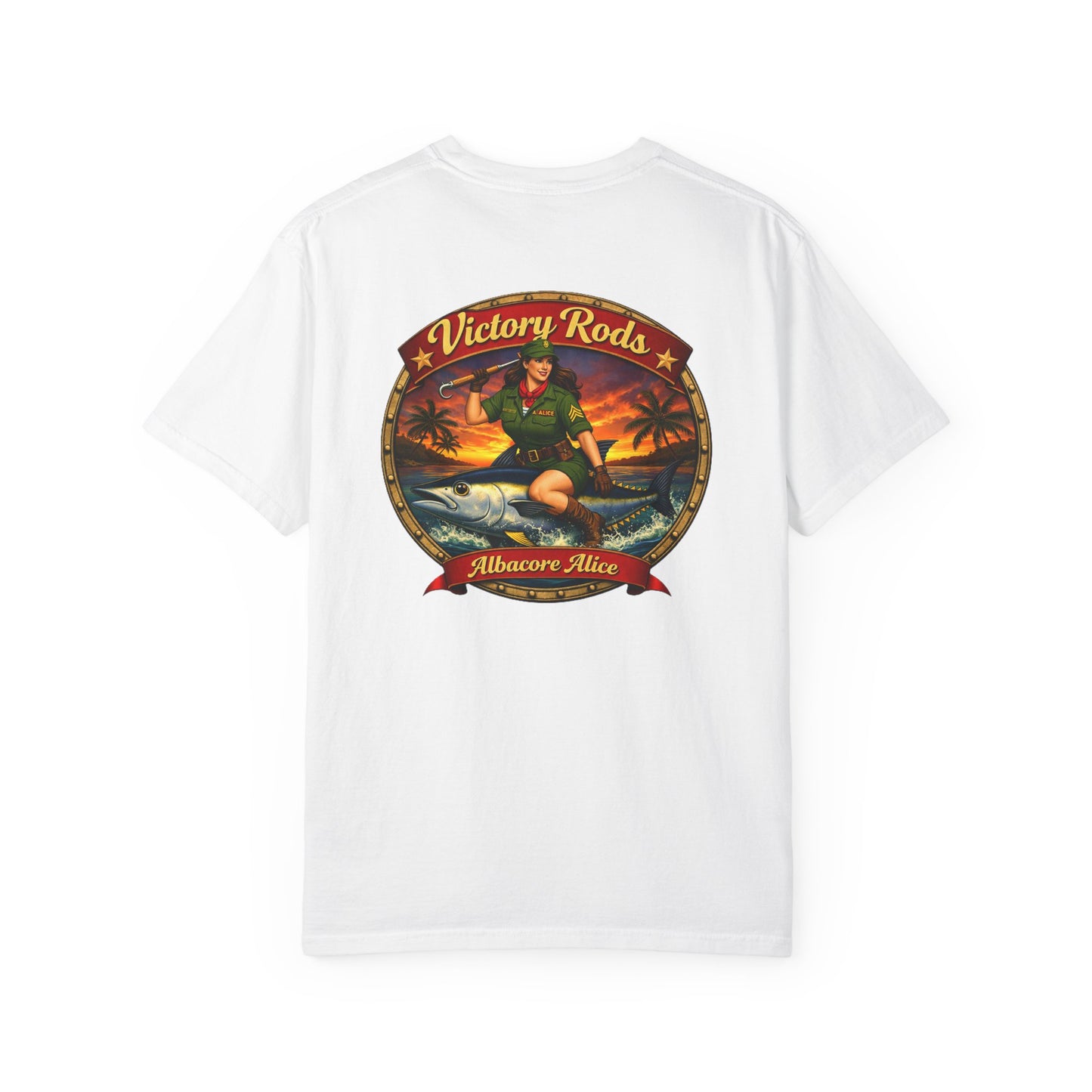 Victory Rods "Allencore Alice" Fishing Graphic T-Shirt