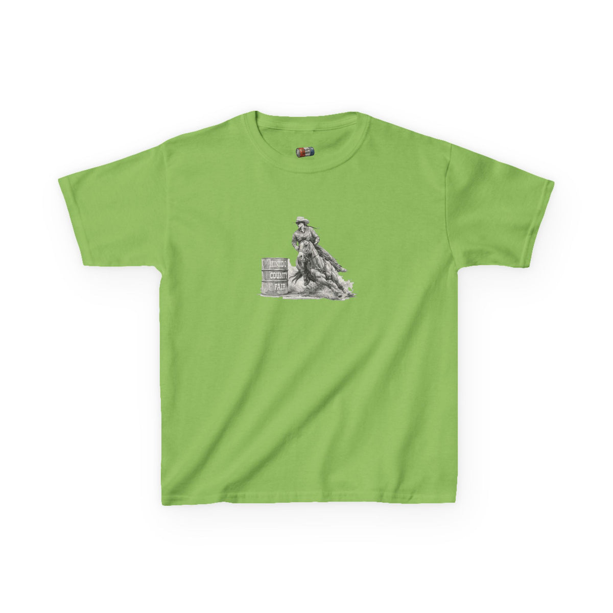 Kids T-Shirt — 'Always Keep Your Eye On the Next Barrel' Cowgirl Graphic