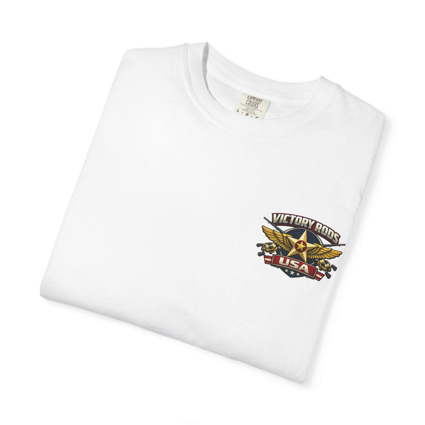 Victory Rods "Dorado Doris" Fishing T-Shirt — Retro Pinup Angler Tee