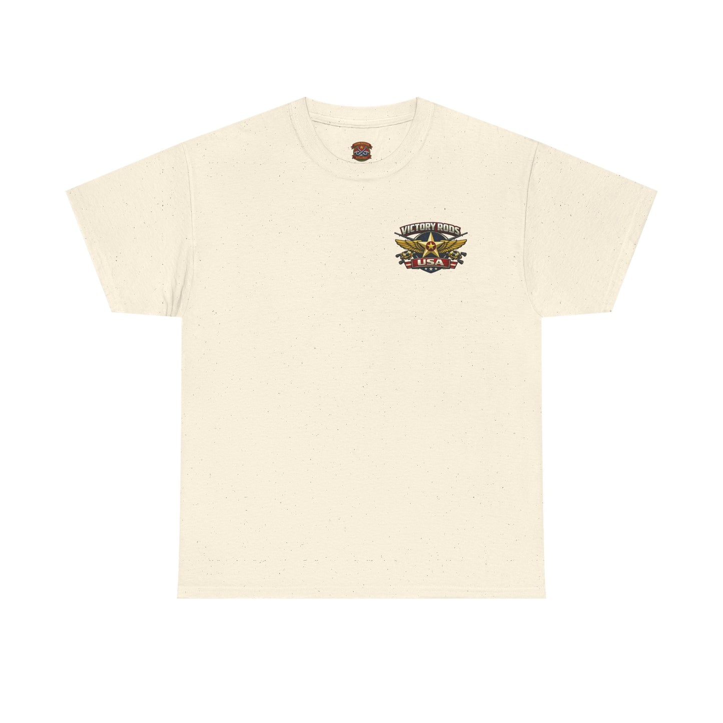 Vintage Pinup Fishing T-Shirt — “Victory Rods” Calico Carol Graphic Tee