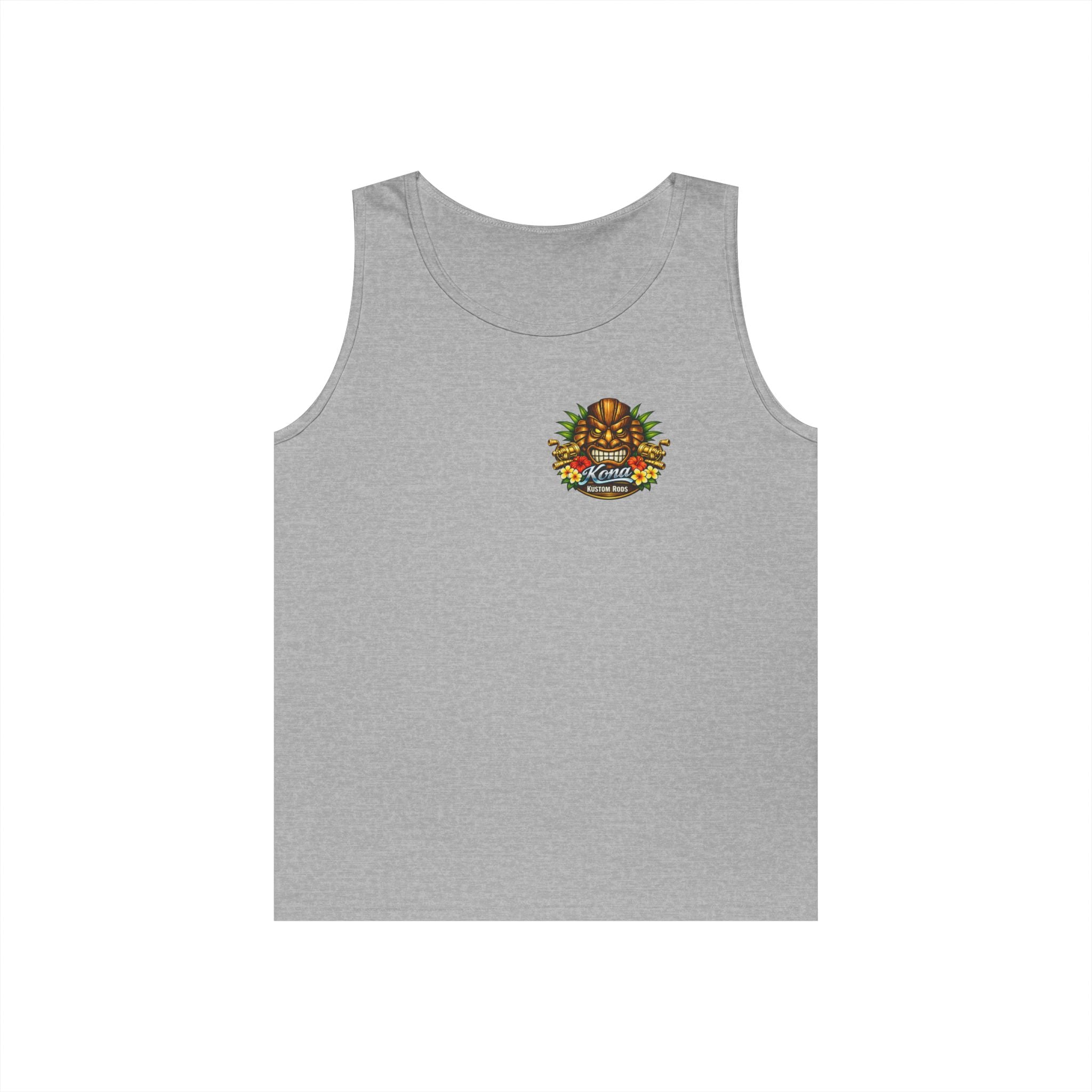 Kona Rods Vintage Pinup Beach Tank Top — 'Thresher Shark Anne' Retro WWII Nose Art
