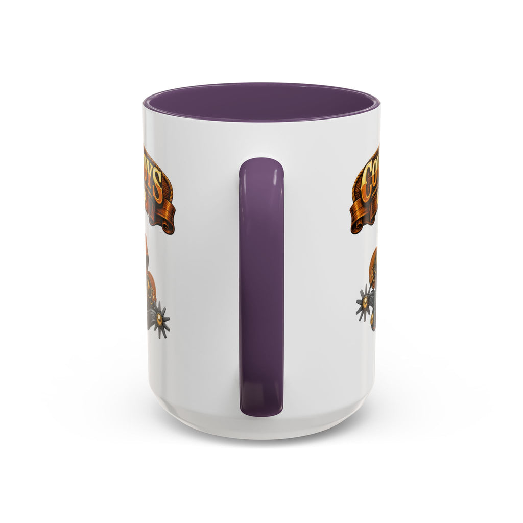 Cowboys Cup Coffee Mug — Western Spur & Leather Design (11/15oz)