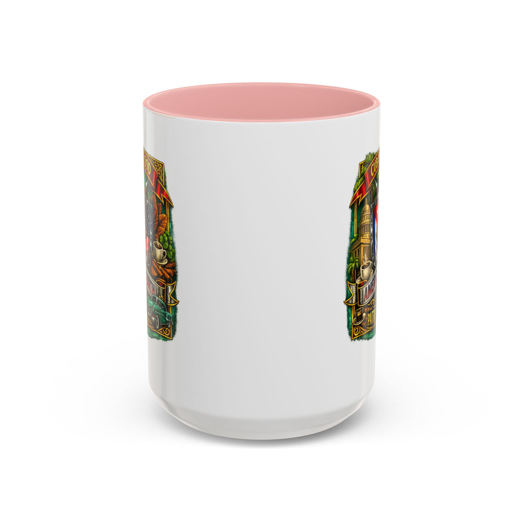 Cuban/American Pride - Cuban by Blood, American by Birth Accent Coffee Mug (11/15oz)