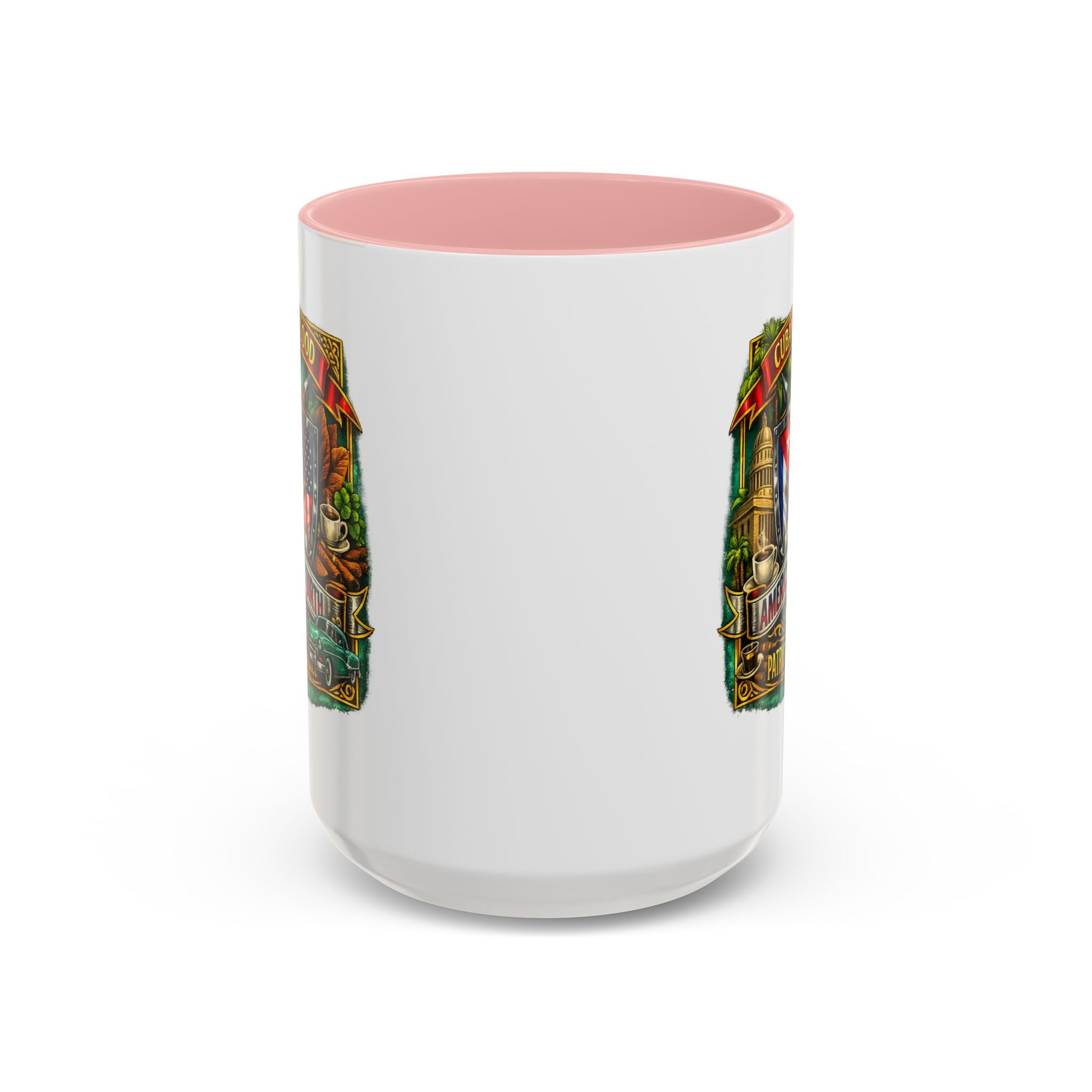 Cuban/American Pride - Cuban by Blood, American by Birth Accent Coffee Mug (11/15oz)