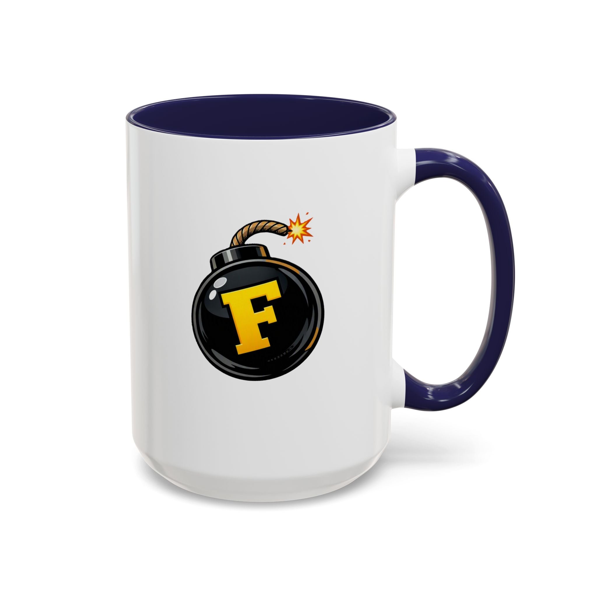 Funny "F" Bomb Accent Coffee Mug – 11oz/15oz Ceramic