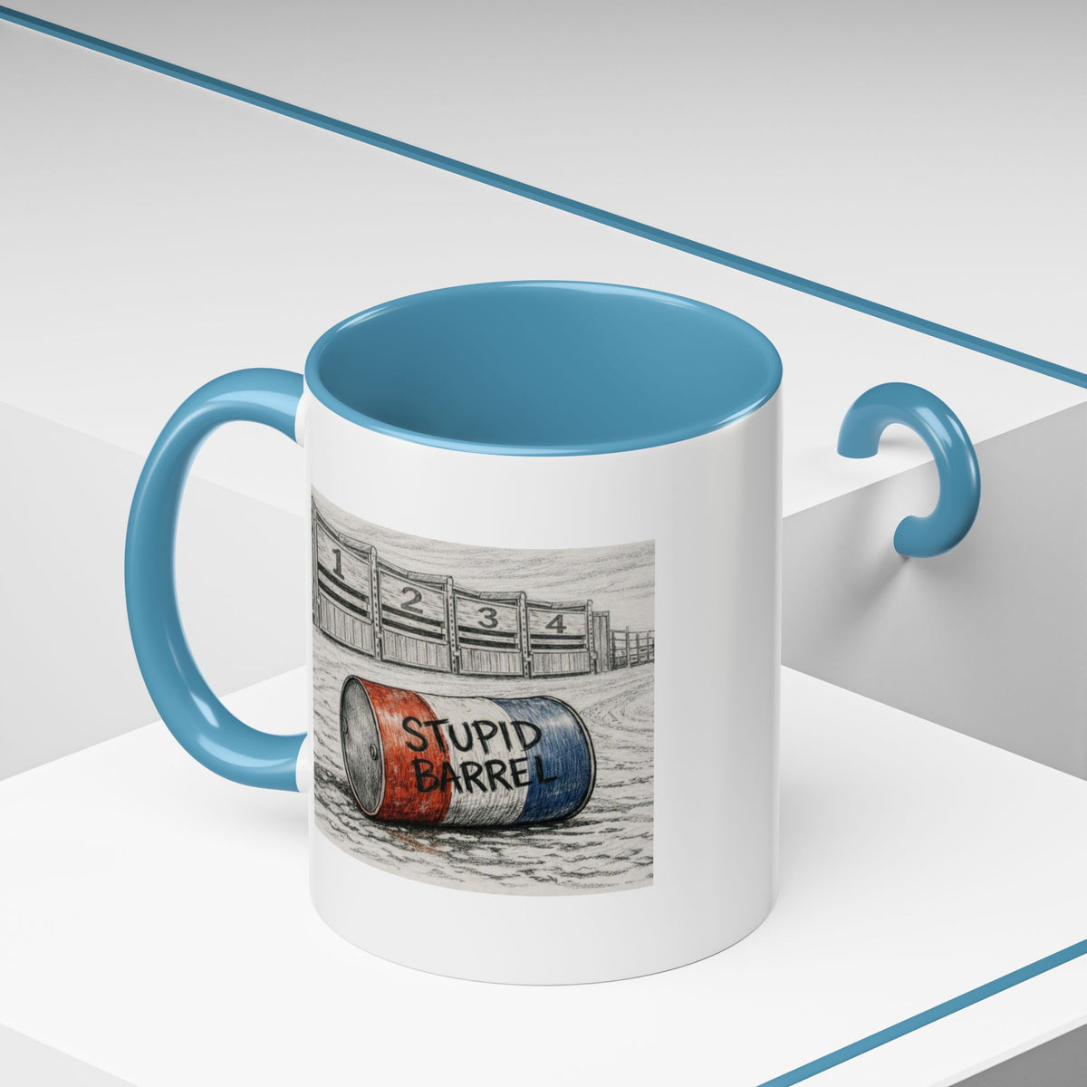 Out of the Money Barrel Racing Coffee Mug — Rodeo Cowgirl Accent Mug (11/15 oz)