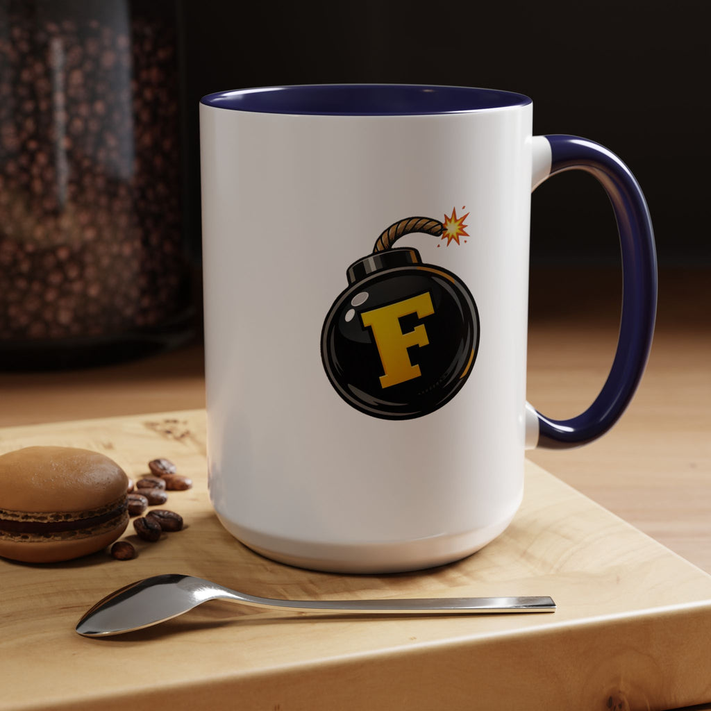 Funny "F" Bomb Accent Coffee Mug – 11oz/15oz Ceramic