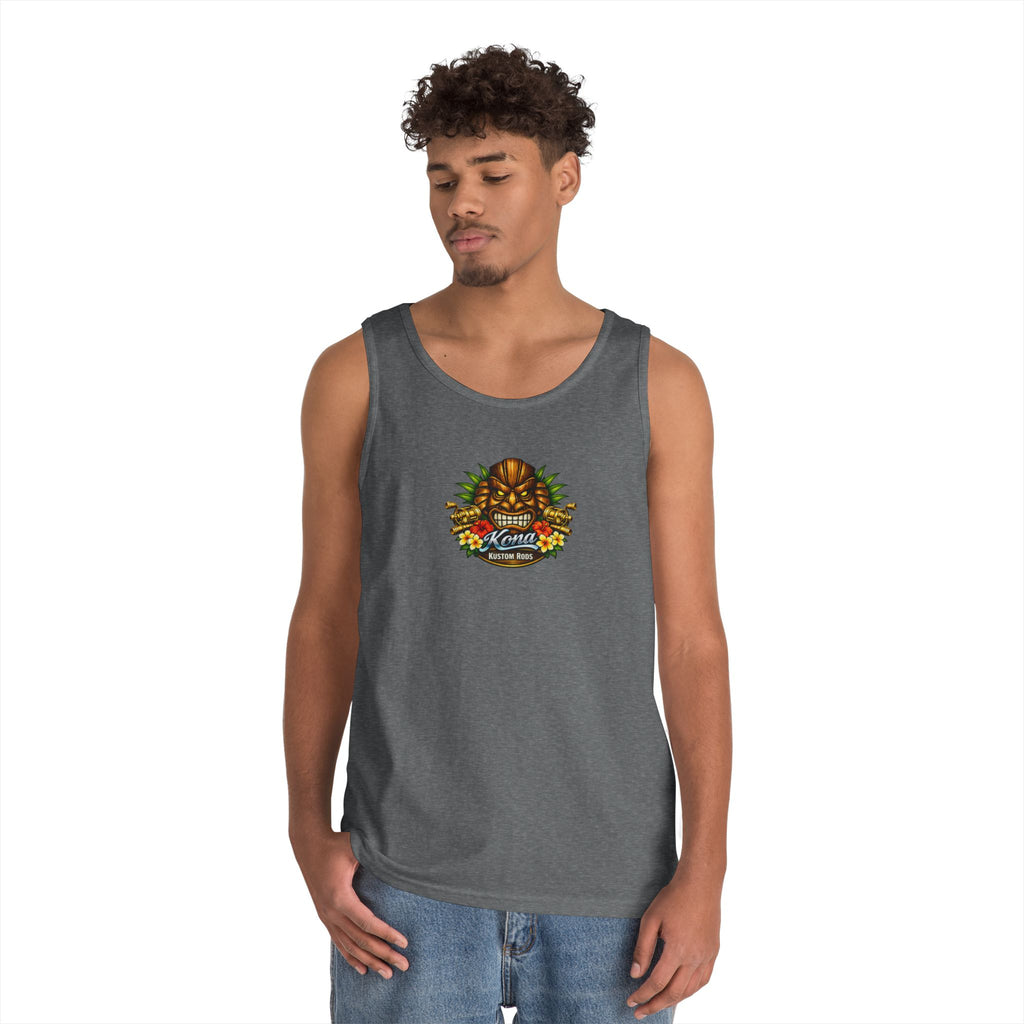 Vintage Pinup Surf Tank Top — 'Battle Born' Retro Beach Graphic