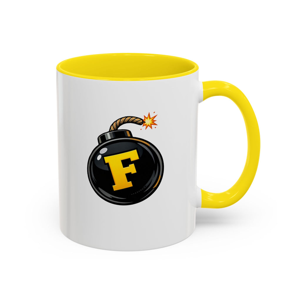 Funny "F" Bomb Accent Coffee Mug – 11oz/15oz Ceramic