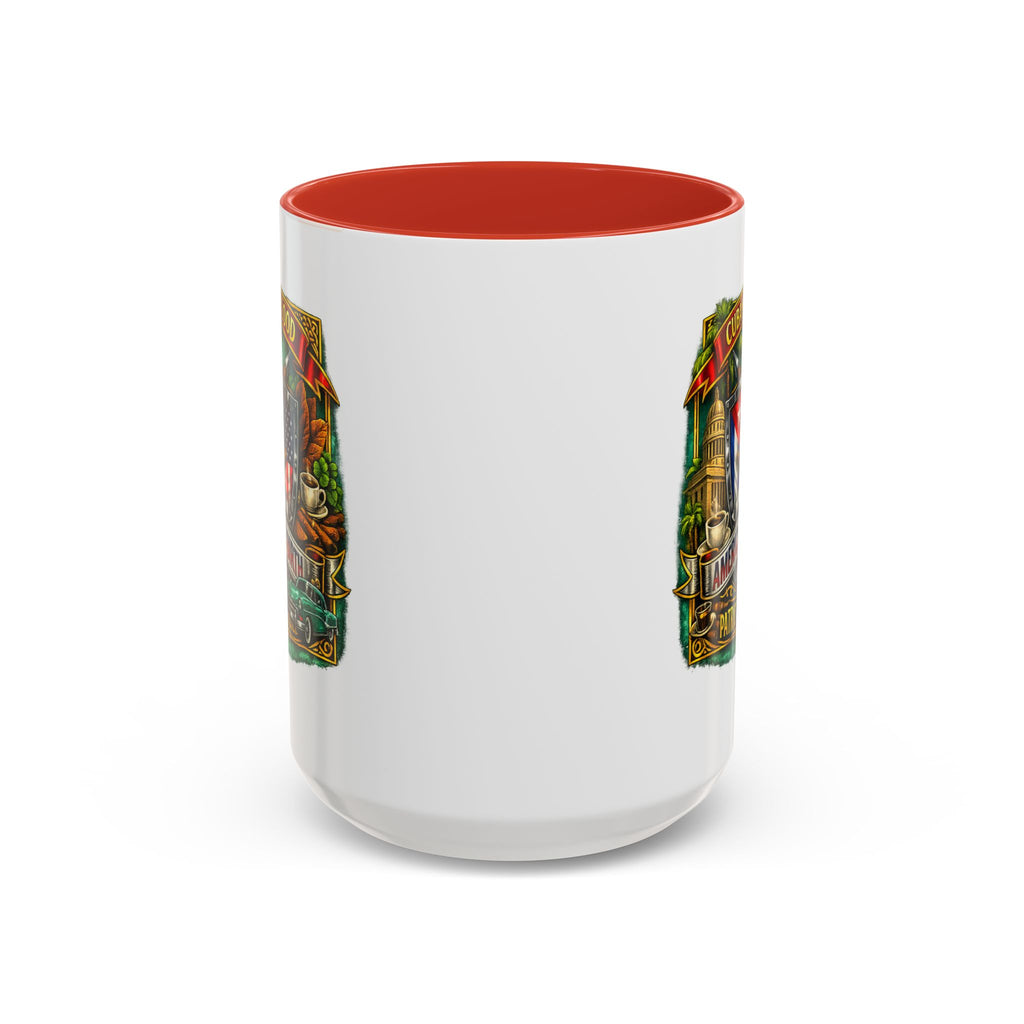 Cuban/American Pride - Cuban by Blood, American by Birth Accent Coffee Mug (11/15oz)