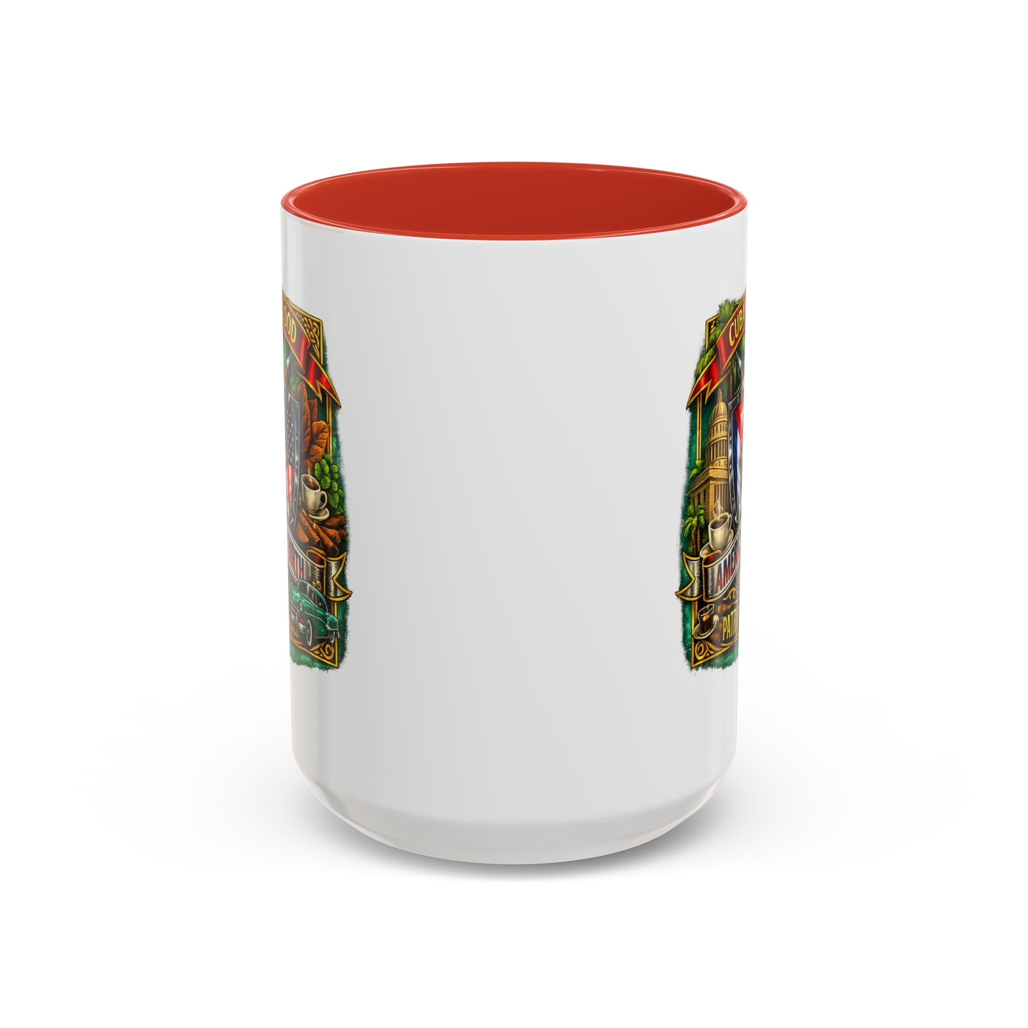Cuban/American Pride - Cuban by Blood, American by Birth Accent Coffee Mug (11/15oz)