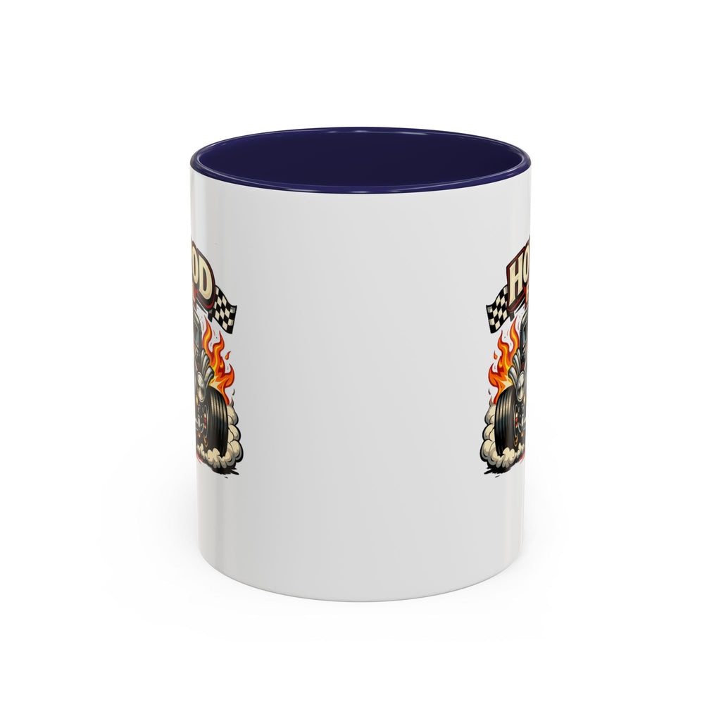 Hot Rod Fuel Coffee Mug — Vintage Muscle Car Racing Accent Mug