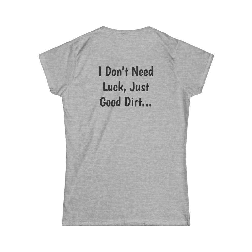 "Stupid Barrel" Women's White Soft style Tee — Classic Everyday Crewneck T-Shirt