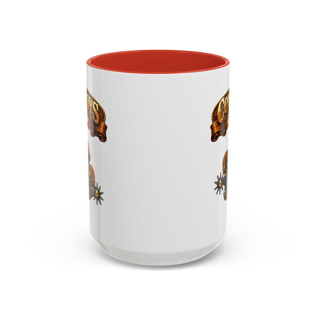 Cowboys Cup Coffee Mug — Western Spur & Leather Design (11/15oz)