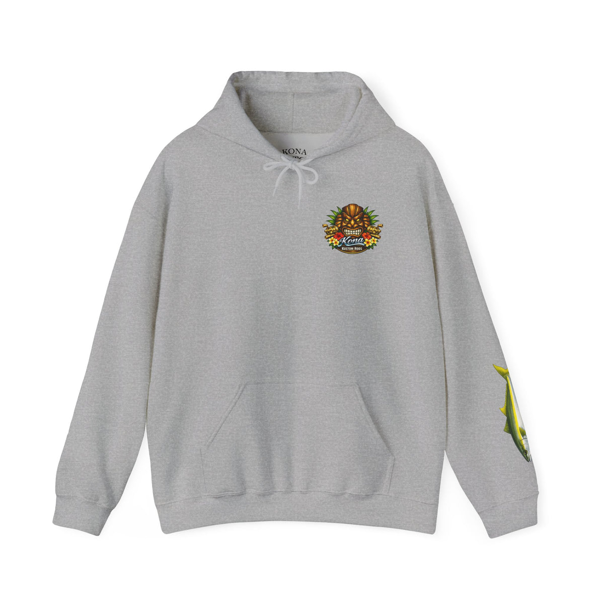 Kona Kustom Rods "Yellowtail" Hoodie — Kona Kustom Rods Pullover